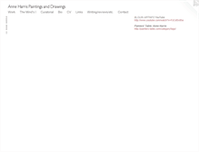 Tablet Screenshot of anneharrispainting.com